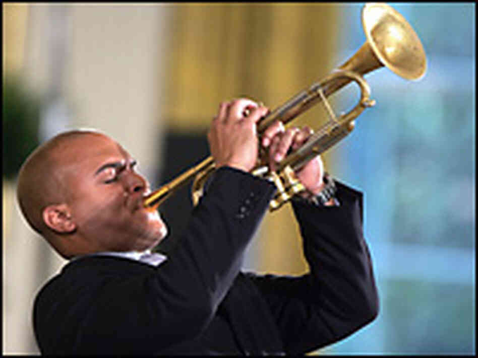 Irvin Mayfield performs at the White House. Credit: TIM SLOAN/AFP/Getty Images.