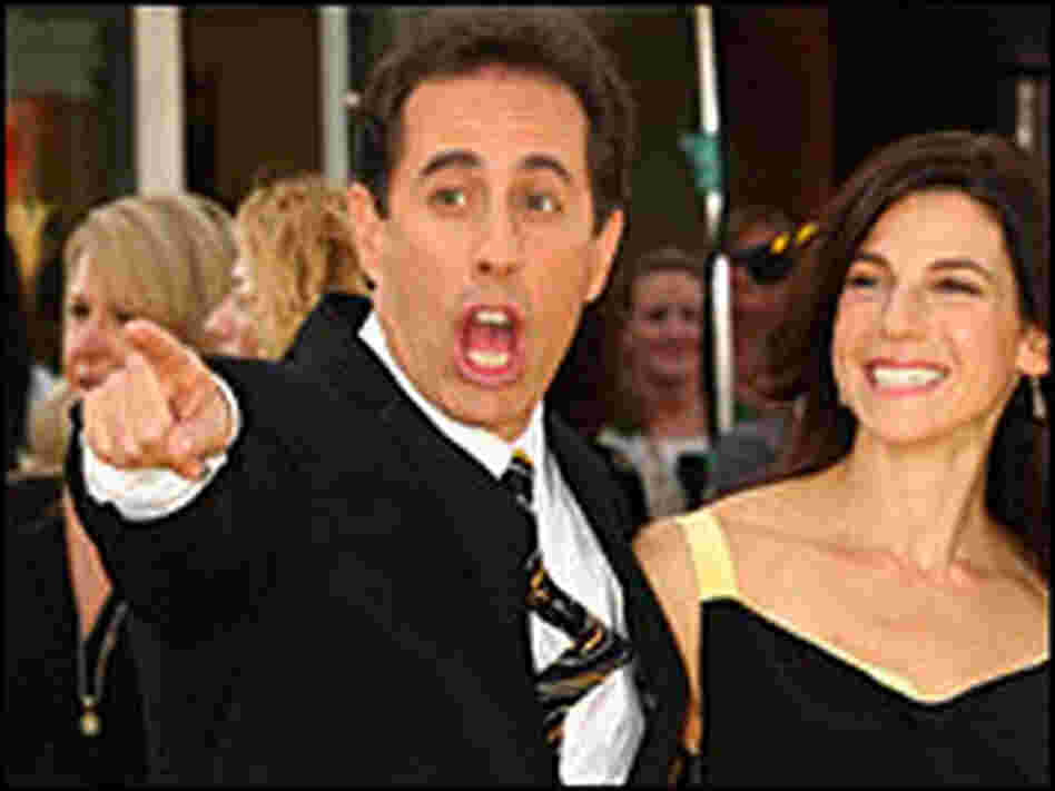 Jerry Seinfeld and his wife Jessica Jerry Seinfeld and his wife Jessica