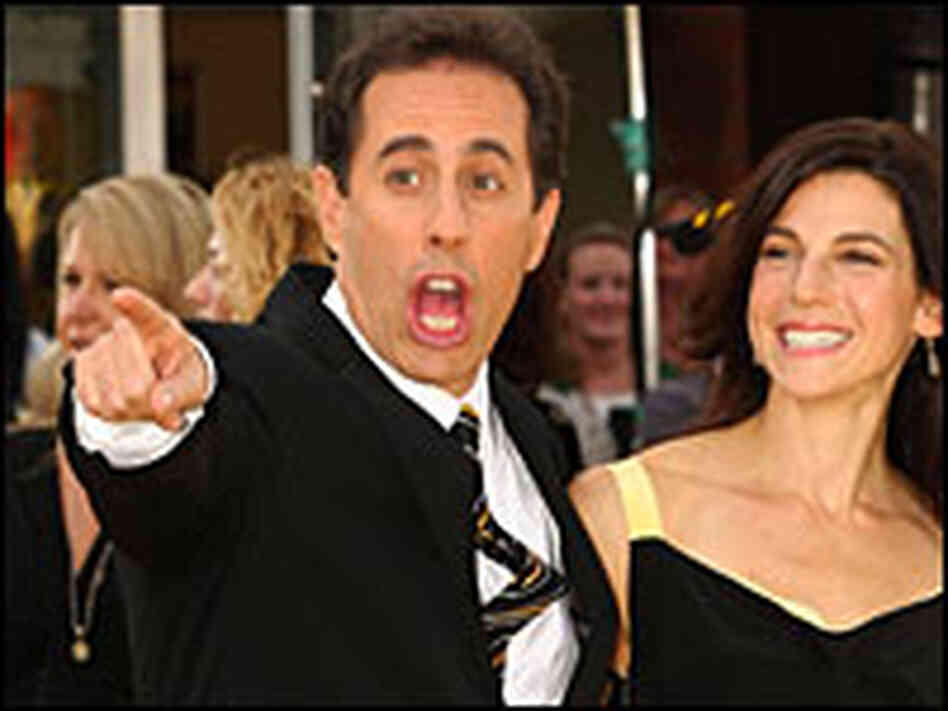 Jerry Seinfeld and his wife Jessica Jerry Seinfeld and his wife Jessica