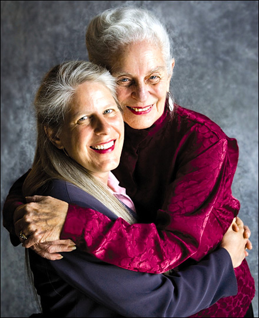 Dr. Jill Bolte Taylor with her mother.