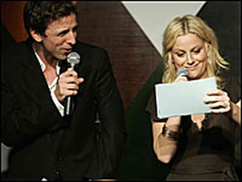 Seth Meyer and Amy Poehler Seth Meyer and Amy Poehler