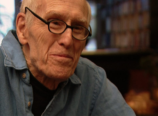 Barney Rosset at home in New York