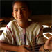 a young thana player; CREDIT: Jack Chance/NPR