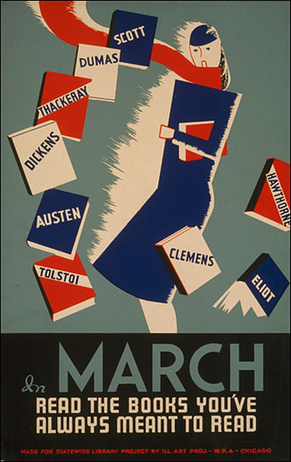 WPA Books Poster
