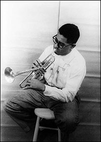 Dizzy Gillespie in 1955. Photo by Carl Van Vechten.