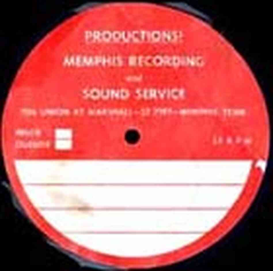 An album label for the Memphis Recording Service An album label for the Memphis Recording Service