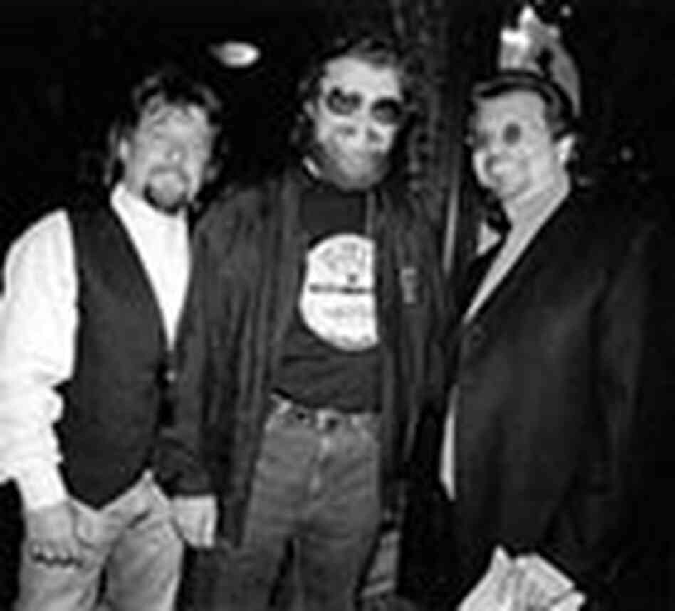 Sam Phillips and his sons Jerry and Knox in Memphis, 1999. Sam Phillips and his sons Jerry and Knox in Memphis, 1999.