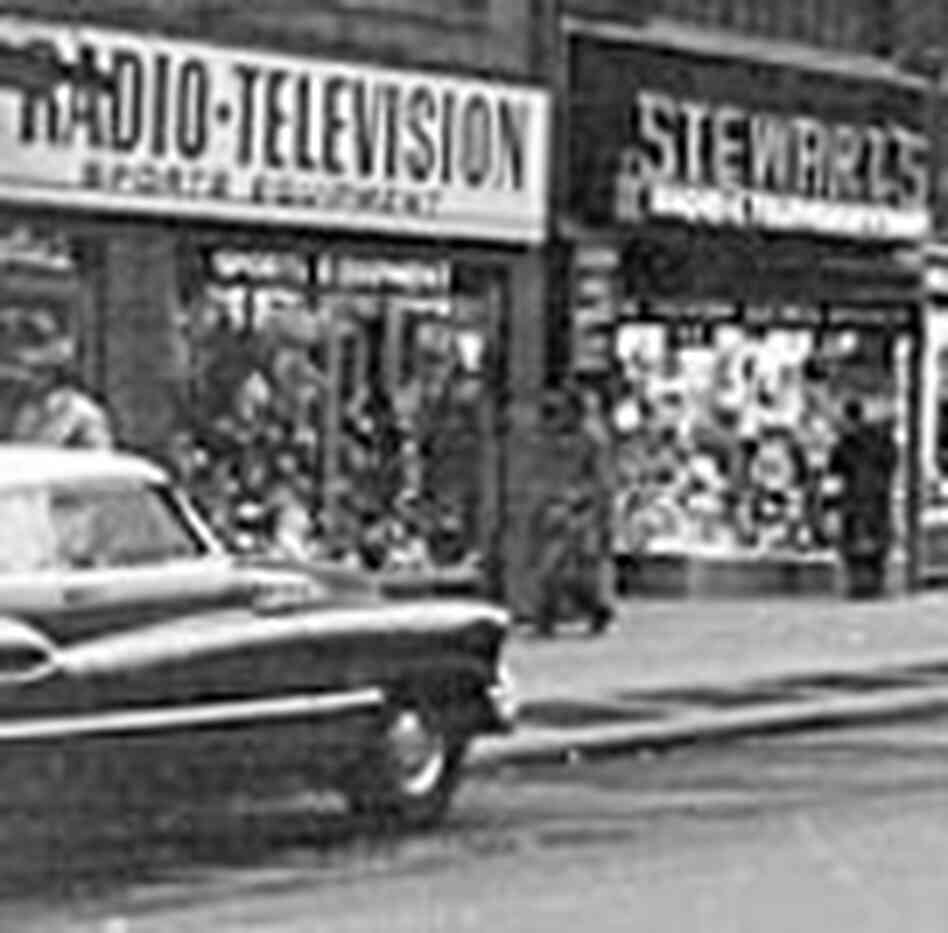 Radio Row, early 1960s. Radio Row, early 1960s.