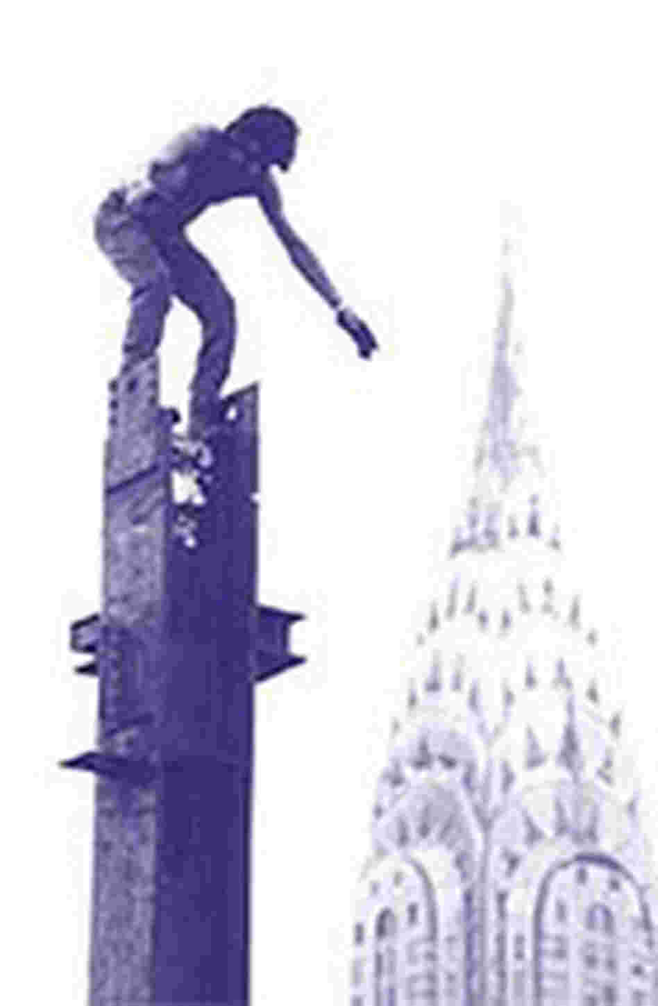 Mohawk ironworker at the top of a girder, working on a Park Avenue skyscraper, 1970. Mohawk ironworker at the top of a girder, working on a Park Avenue skyscraper, 1970.