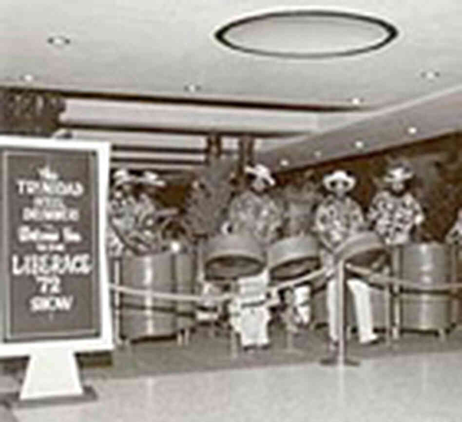 Band opens for Liberace, 1972 Band opens for Liberace, 1972