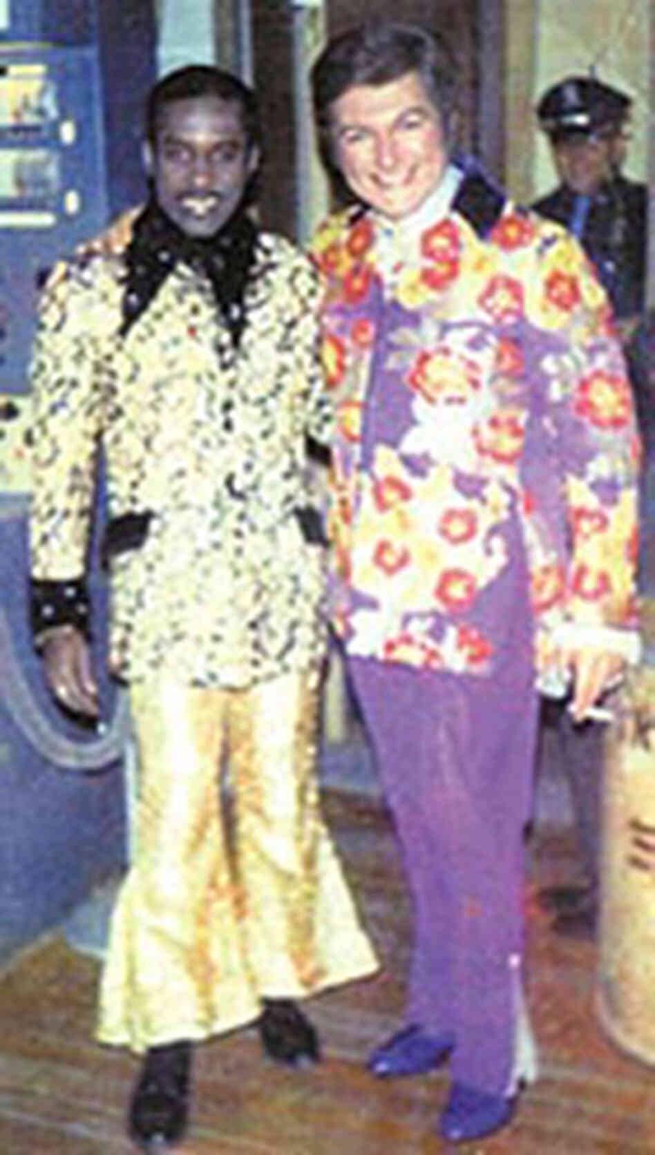 Hugh Borde, left, and Liberace Hugh Borde, left, and Liberace