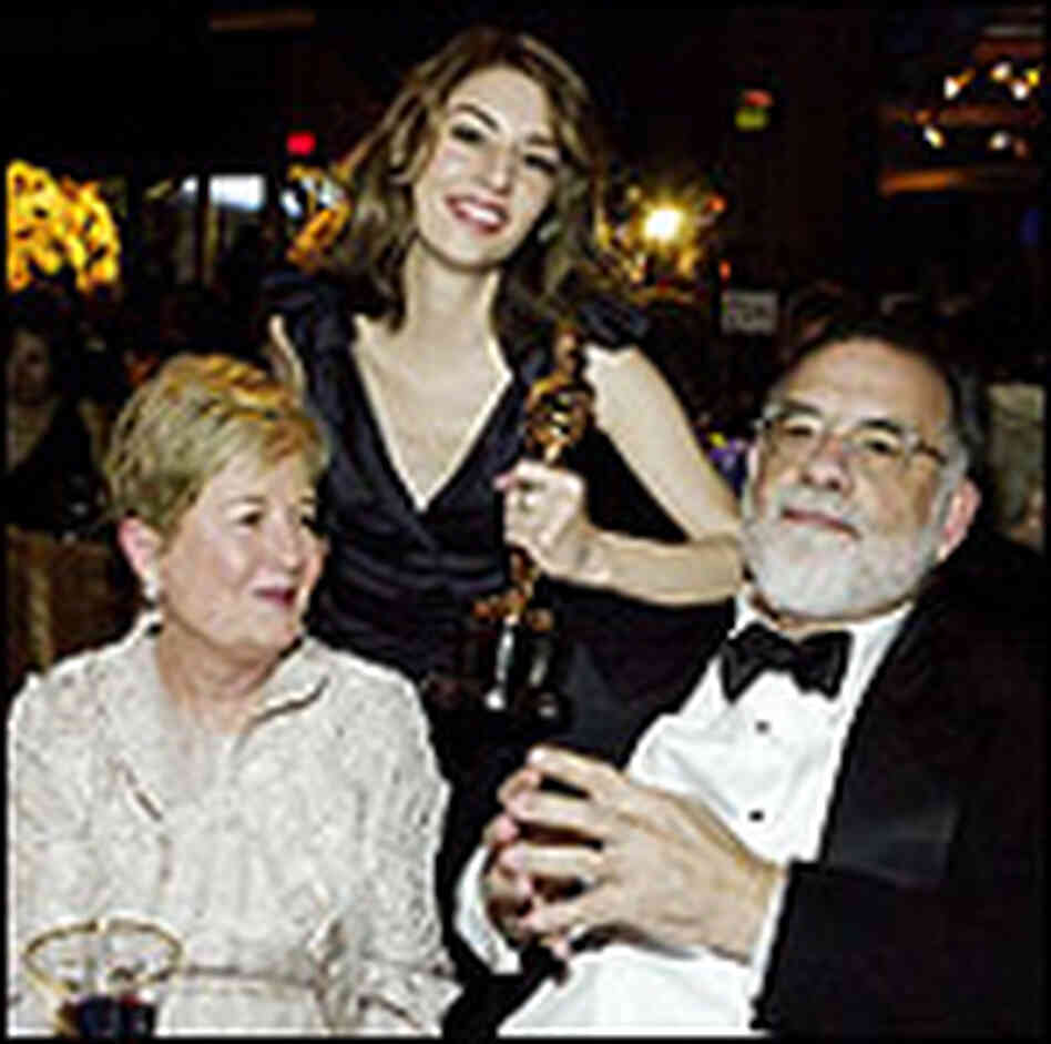 Sofia Coppola and parents at Academy Awards Sofia Coppola and parents at Academy Awards