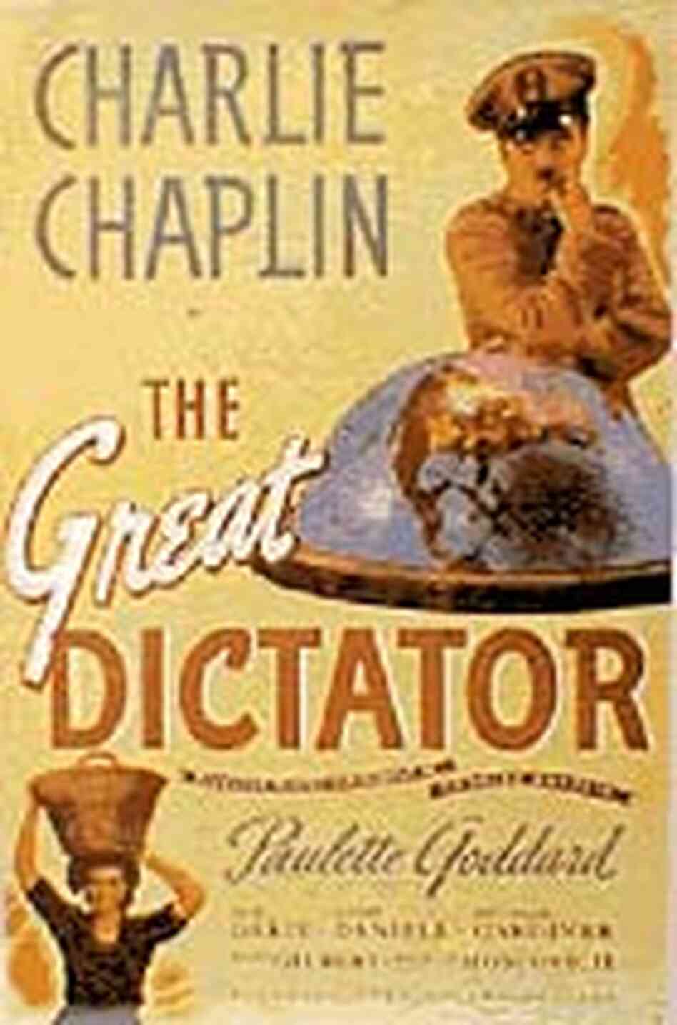 'The Great Dictator' movie poster. 'The Great Dictator' movie poster.