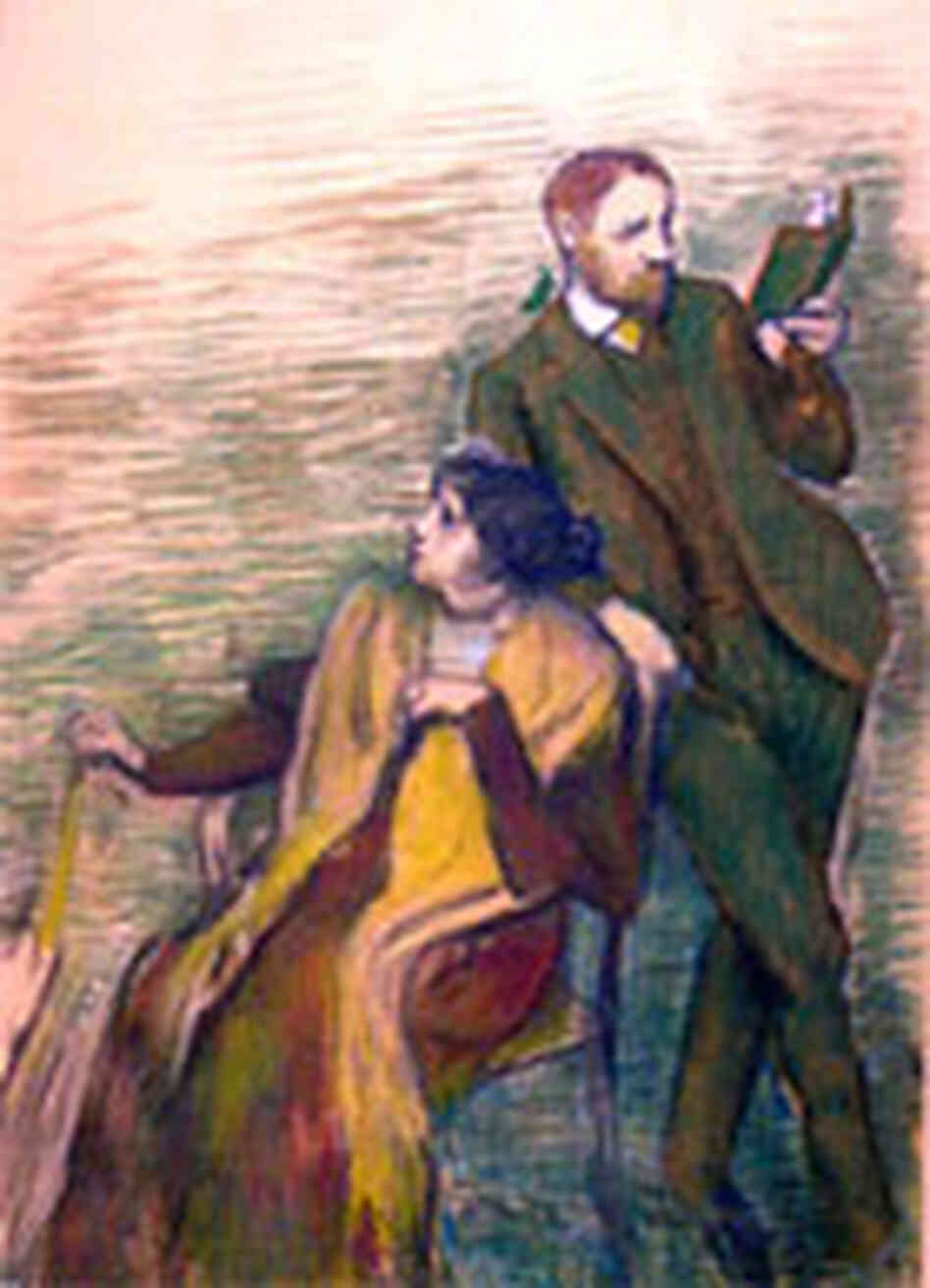 'Monsieur and Madame Louis Rouart' by Edgar Degas 'Monsieur and Madame Louis Rouart' by Edgar Degas