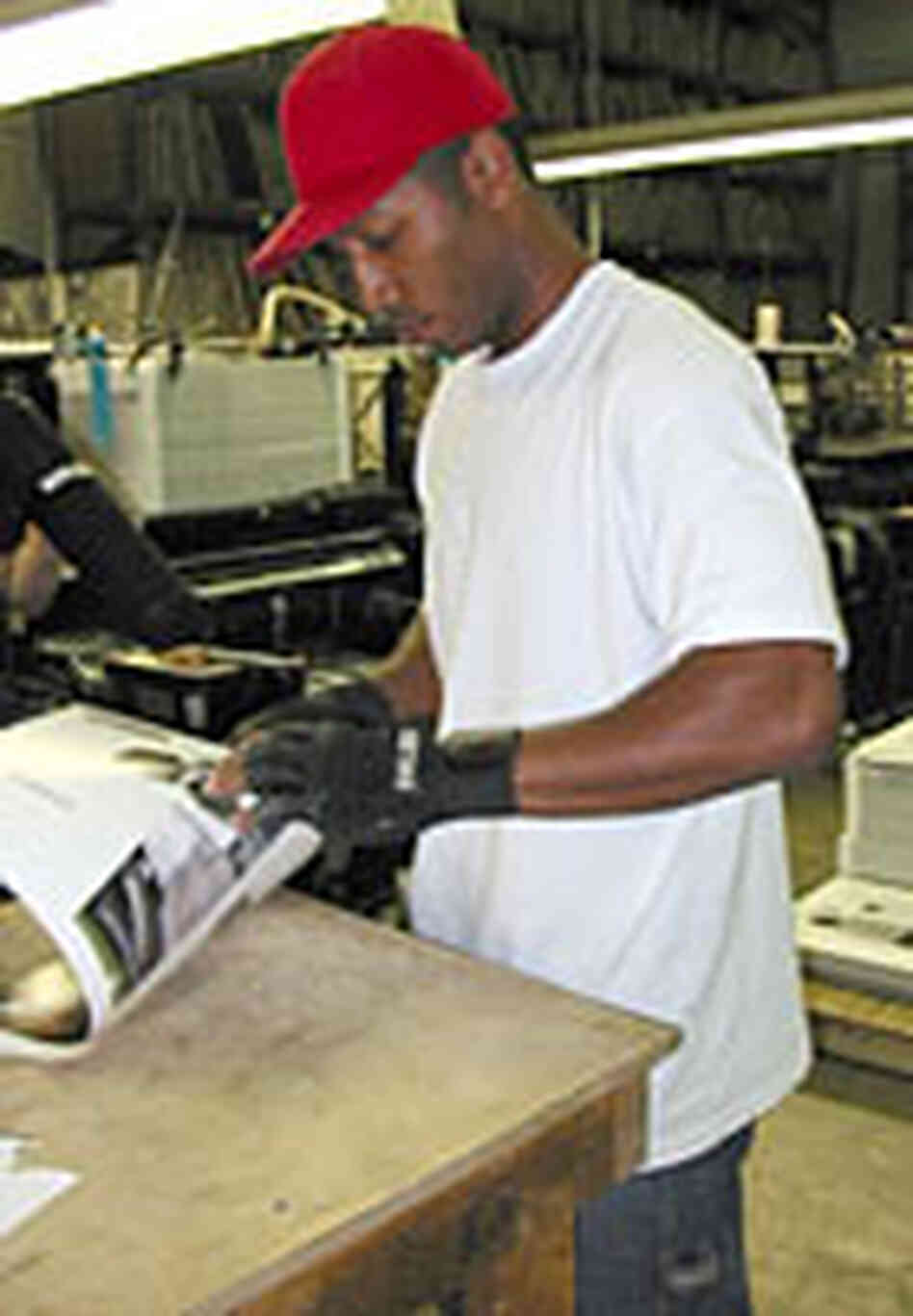 Karstent Jeffries, at work Karstent Jeffries, at work