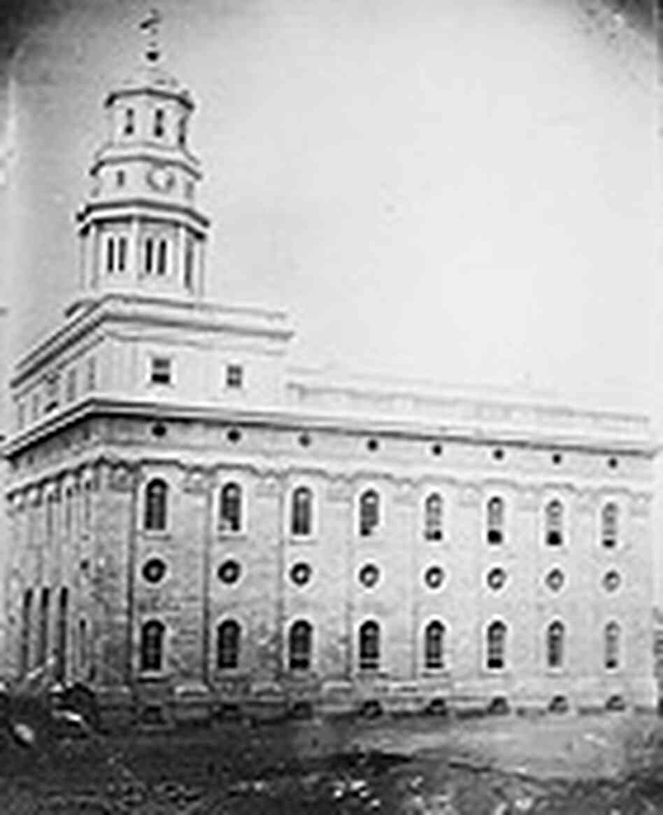 Original Mormon temple at Nauvoo Original Mormon temple at Nauvoo