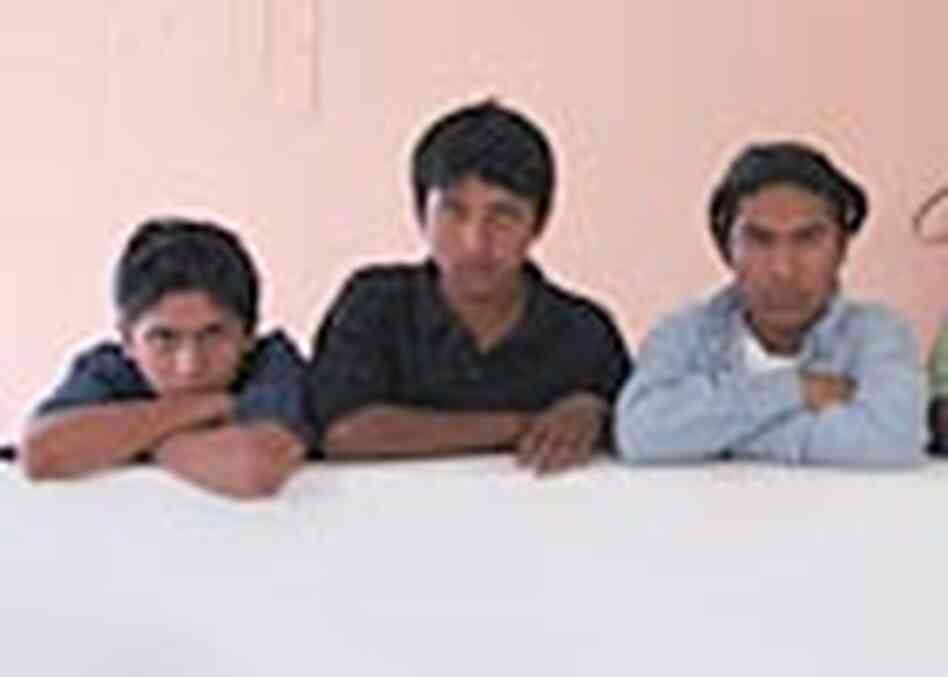 Mexican kids at a shelter for children caught trying to enter the United States. Mexican kids at a shelter for children caught trying to enter the United States.