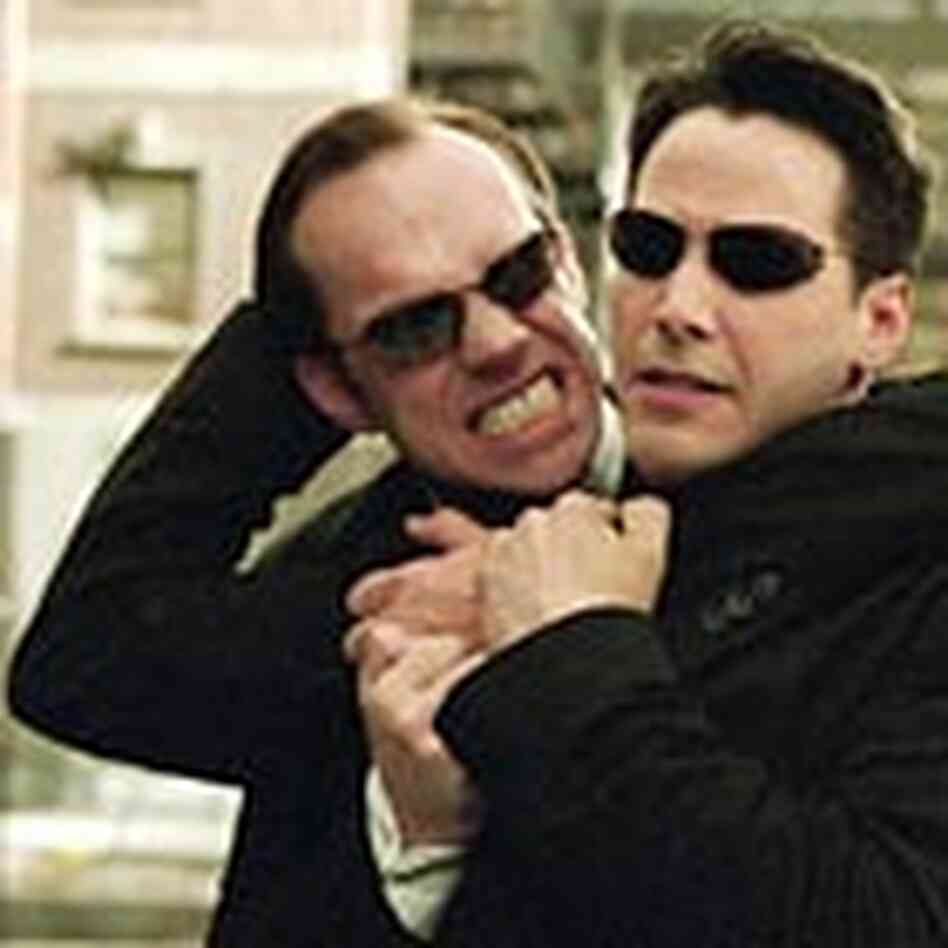 Neo battles Agent Smith Neo battles Agent Smith