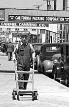 Cannery worker Hank Damewood on Cannery Row