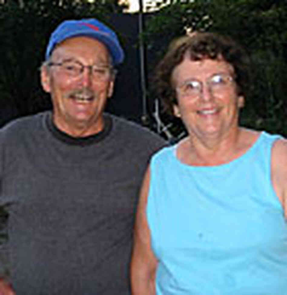 Florence Whitebread and her husband, Don. Florence Whitebread and her husband, Don.