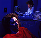 Inside a sleep research lab.