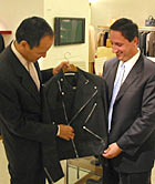Hermes' North American CEO Robert Chavez and attorney Joseph Giaconda
