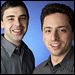 Co-Founders & Presidents of Google, Sergey Brin and Larry Page. Credit: Google