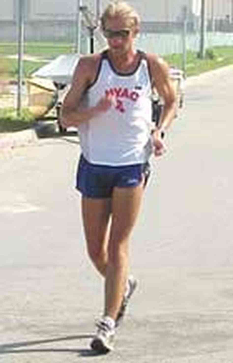 U.S. race walker Curt Clausen U.S. race walker Curt Clausen