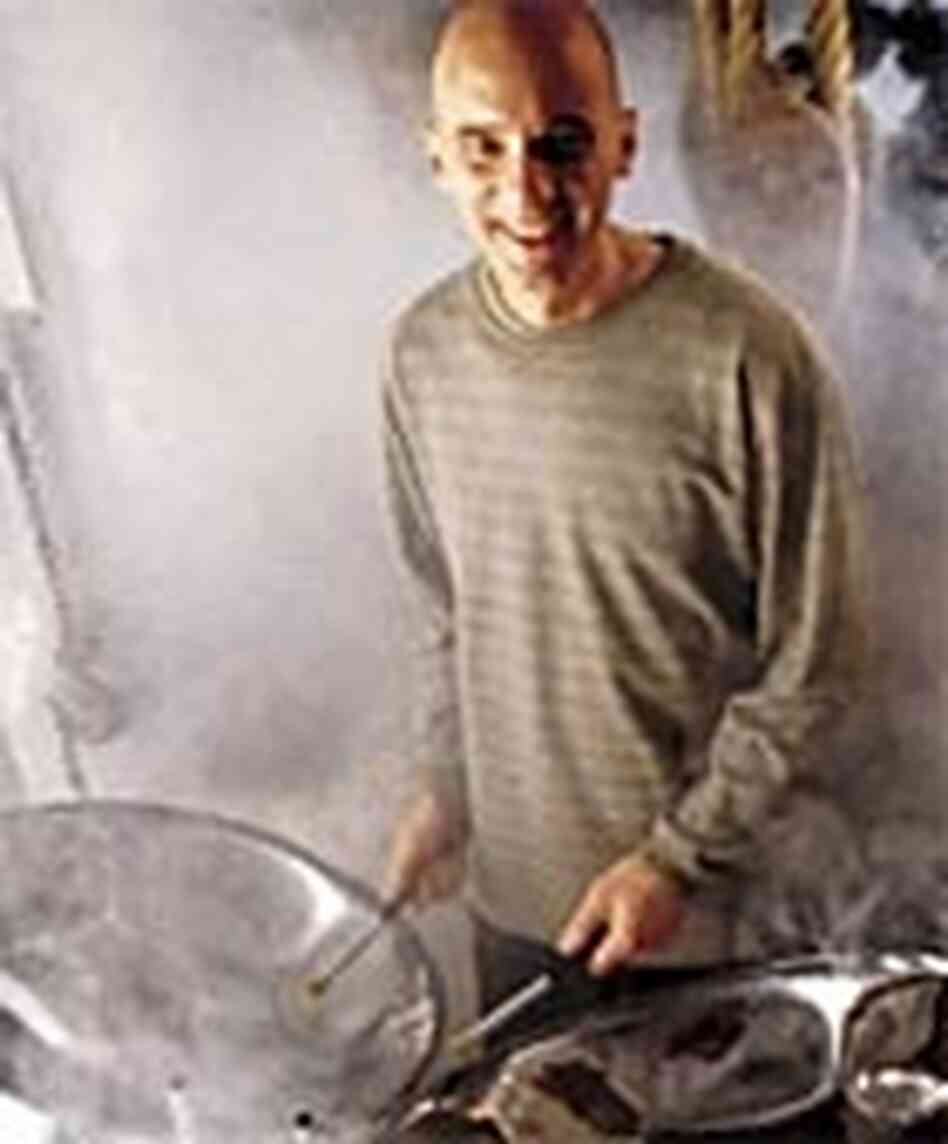 Steel drum player Andy Narell Steel drum player Andy Narell