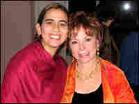 Gomez with Chilean writer Isabel Allende in November. Gomez with Chilean writer Isabel Allende in November.