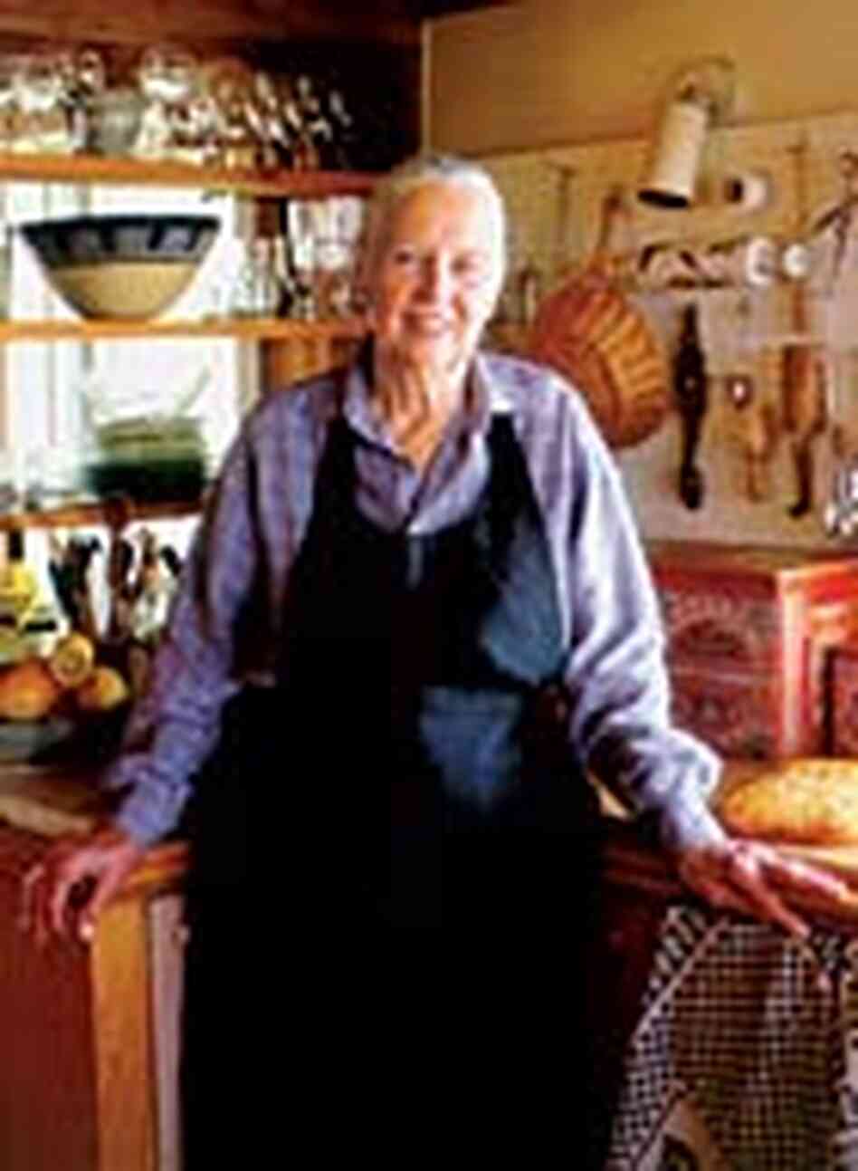 Marion Cunningham in the kitchen Marion Cunningham in the kitchen