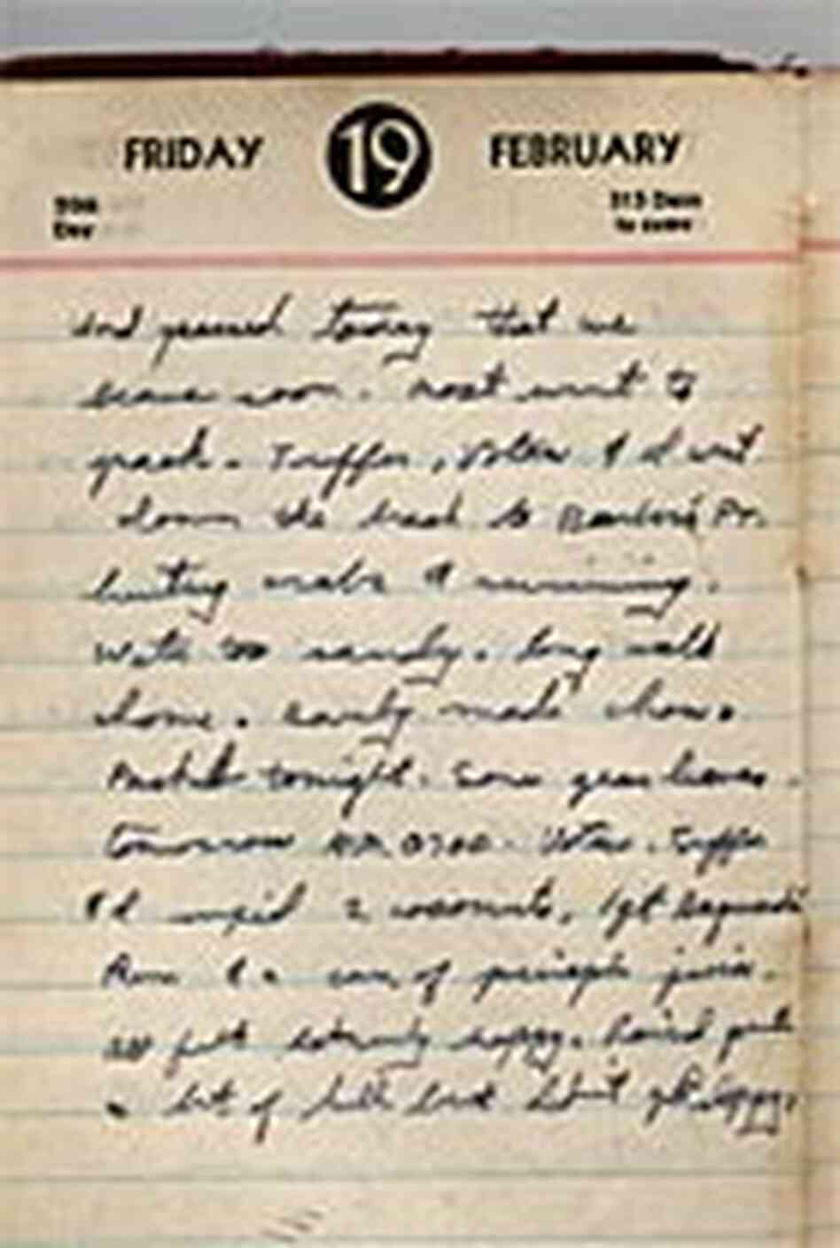 A World War II Diary and Lost Love NPR