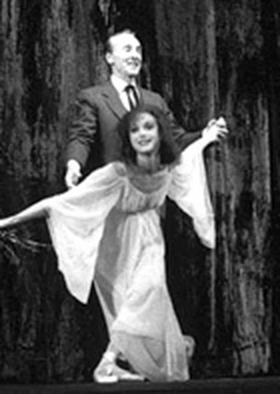 Allegra Kent with George Balanchine Allegra Kent with George Balanchine