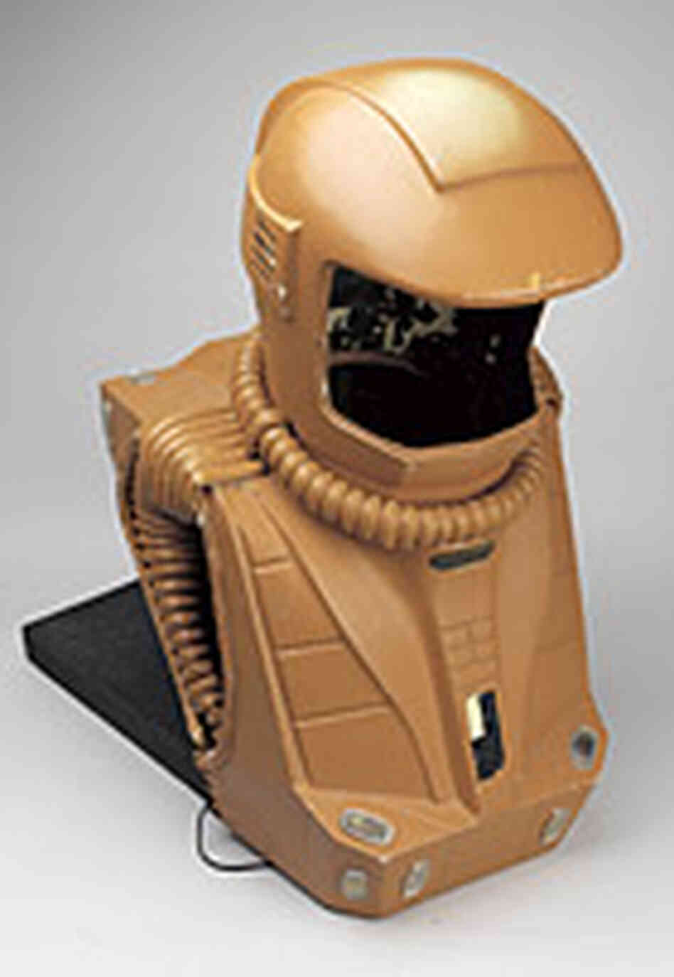 Spacesuit pack and helmet worn by Leonard Nimoy as Spock Spacesuit pack and helmet worn by Leonard Nimoy as Spock