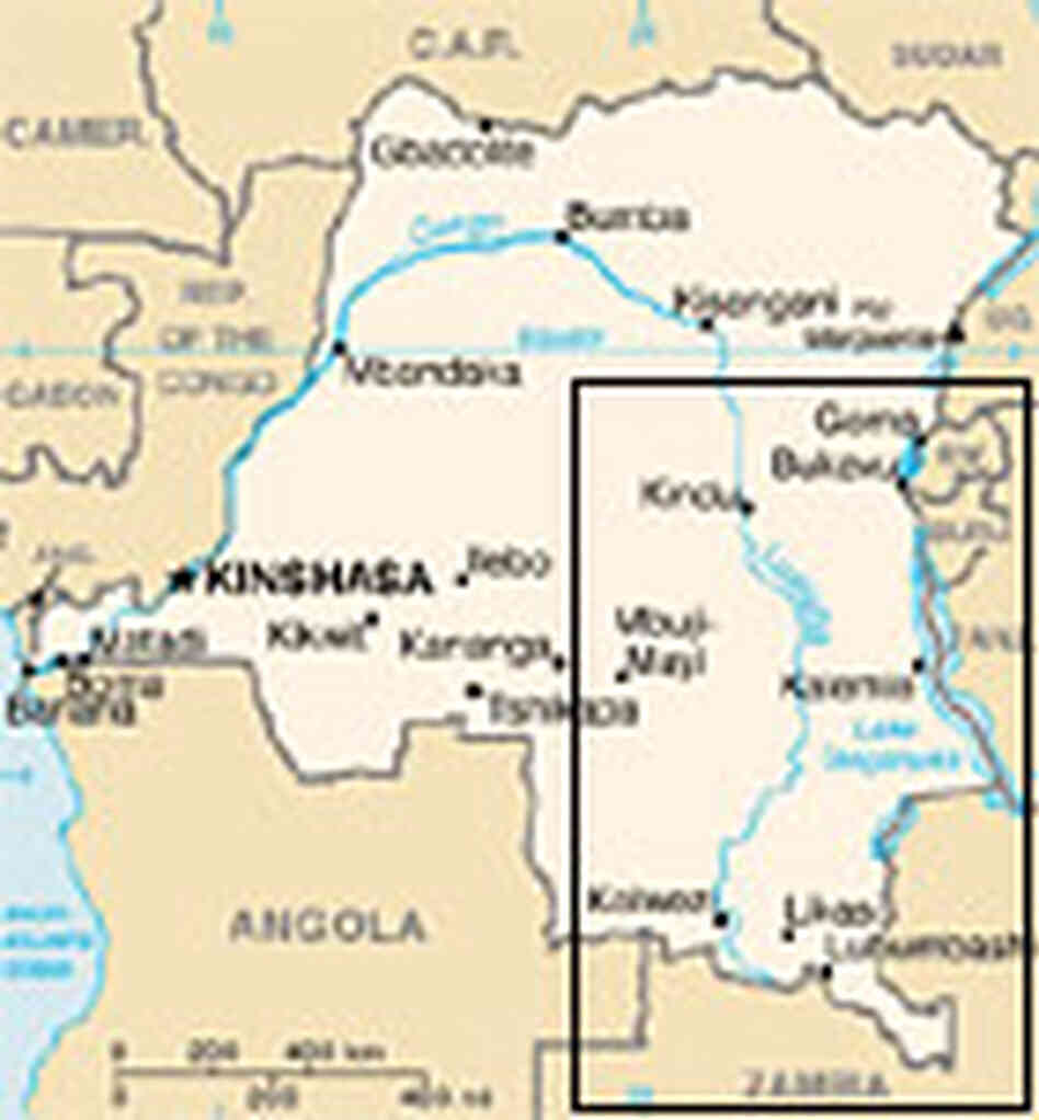 Democratic Republic of Congo map Democratic Republic of Congo map