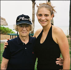 Kate Nolan, pictured recently with her granddaughter, Nooriel Nolan.