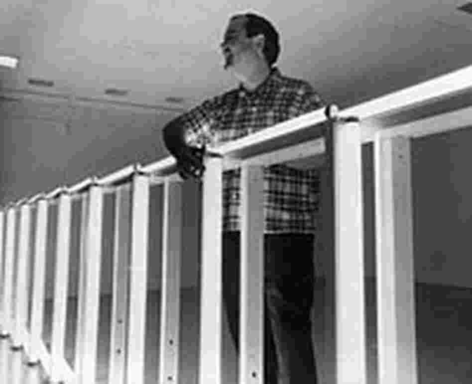 Dan Flavin at the Dwan Gallery, New York, 1967