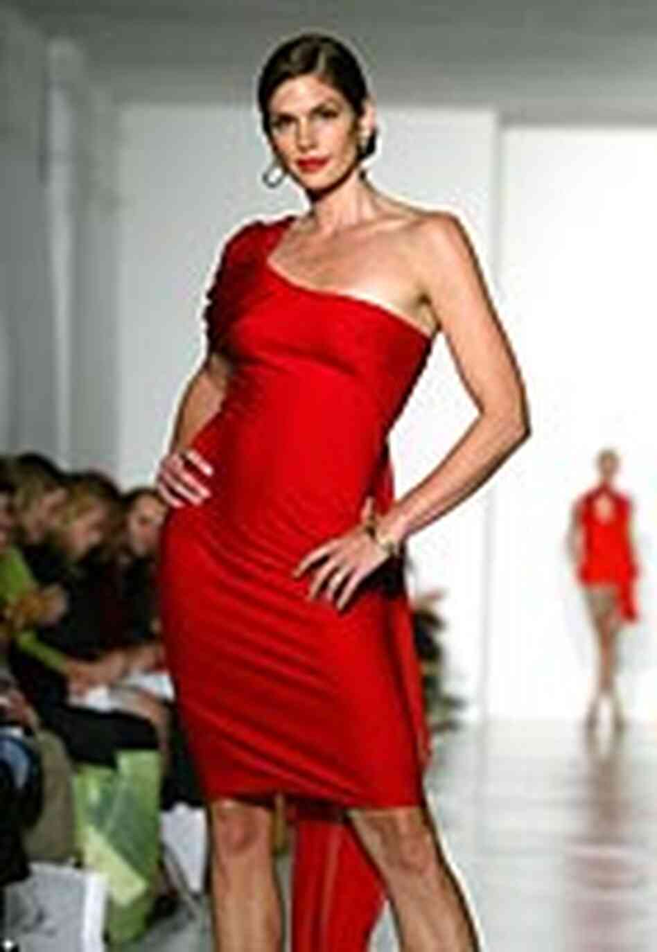 Cindy Crawford in an Esteban Cortazar dress Cindy Crawford in an Esteban Cortazar dress