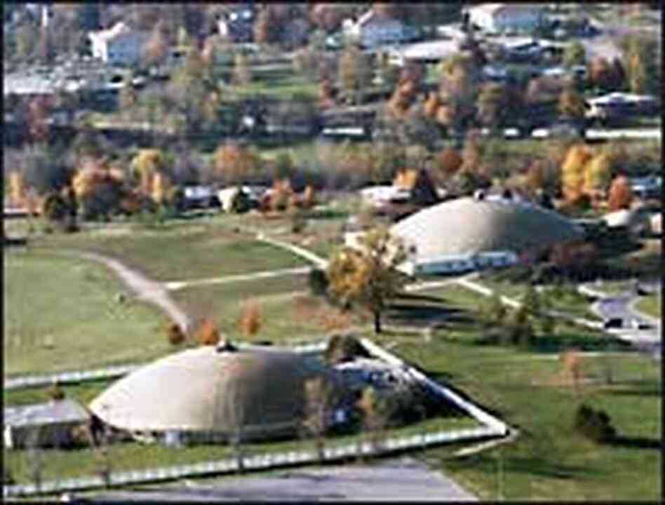 An aerial view of the Maharishi University of Management campus in Fairfield, Iowa. An aerial view of the Maharishi University of Management campus in Fairfield, Iowa.