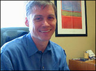 Rick Watson in his office. Rick Watson in his office.