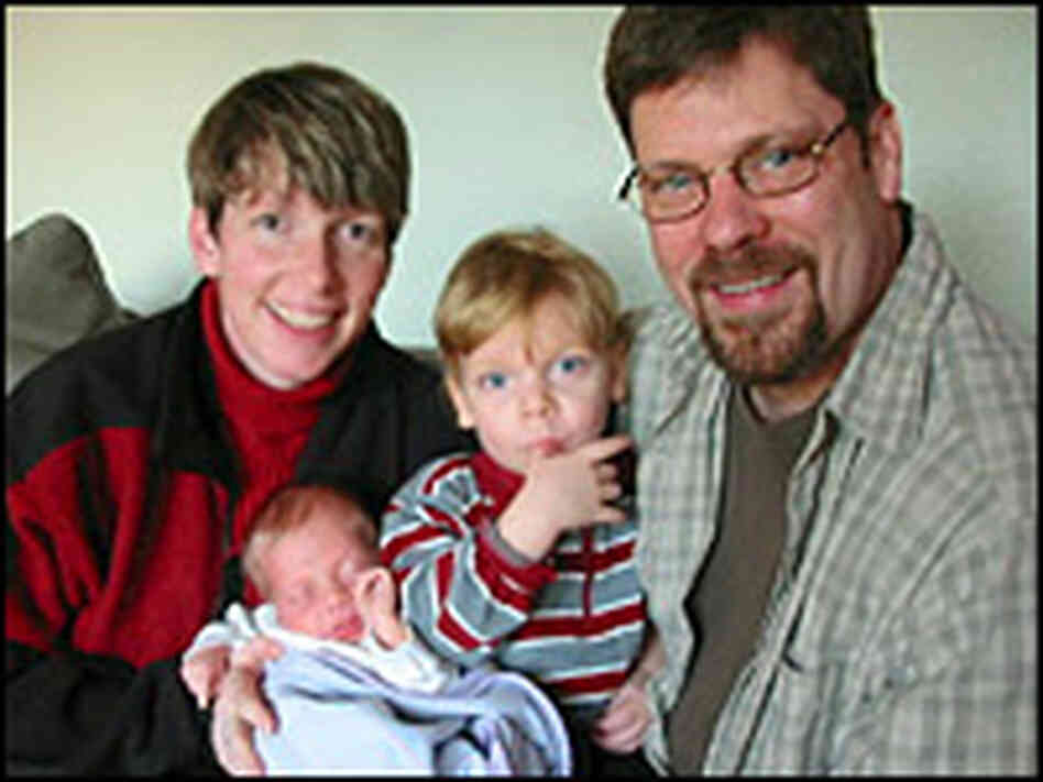Tom Taylor with his wife, Chris, and their sons Benjamin, left, and Jamie. Tom Taylor with his wife, Chris, and their sons Benjamin, left, and Jamie.