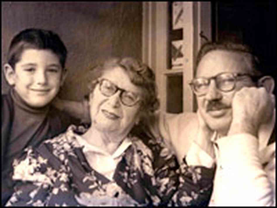 Michael Tilson Thomas, left, with his grandmother, Bessie, and his father, Ted Thomas Michael Tilson Thomas, left, with his grandmother, Bessie, and his father, Ted Thomas
