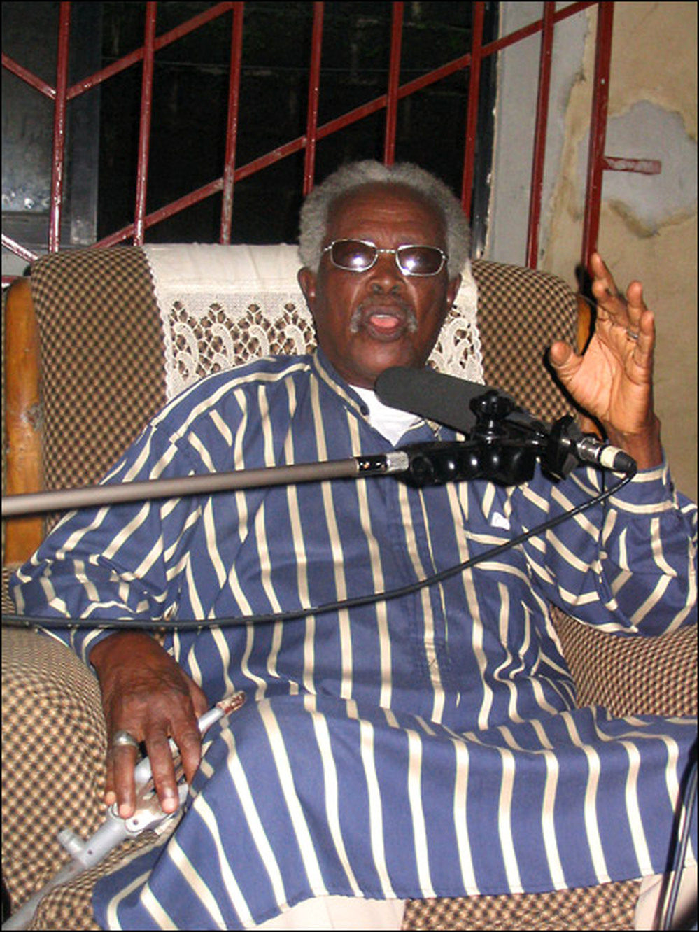 His Highness Cabri George Omieh, Igoni the XXI of the Kingdom of Odioma. Credit: Jim Wallace.