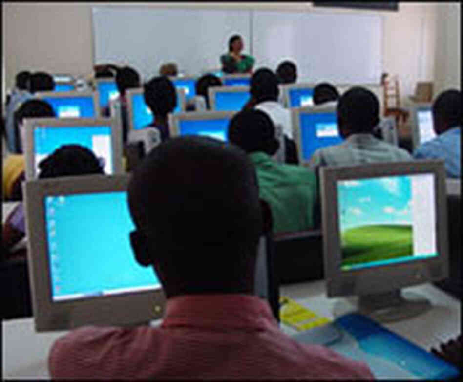 Students at the Ashesi computer lab. Computer science is one of two four-year degrees offered at the Students at the Ashesi computer lab. Computer science is one of two four-year degrees offered at the