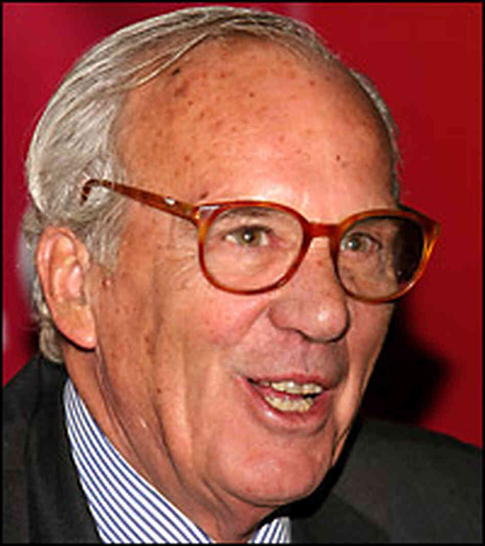 Lewis Lapham at a press conference in 2005. Credit: Thos Robinson-Getty. Lewis Lapham at a press conference in 2005. Credit: Thos Robinson-Getty.