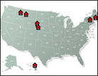A map of the schools in this series. Credit: NPR.