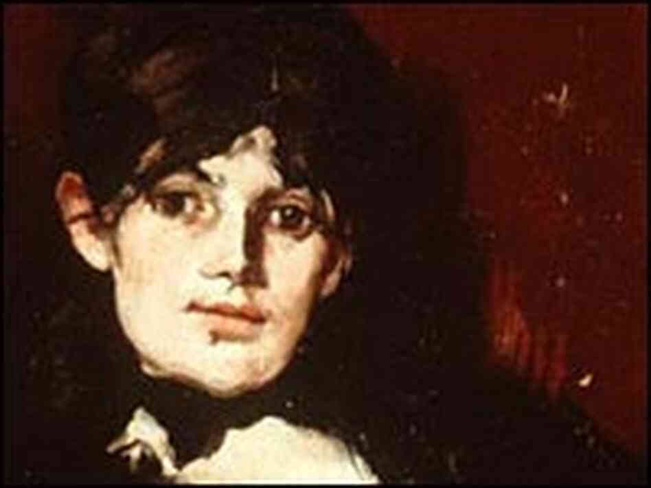 'Portrait of Berthe Morisot' by Edouard Manet