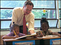 Levine remains active in the classroom, helping students recognize their abilities.