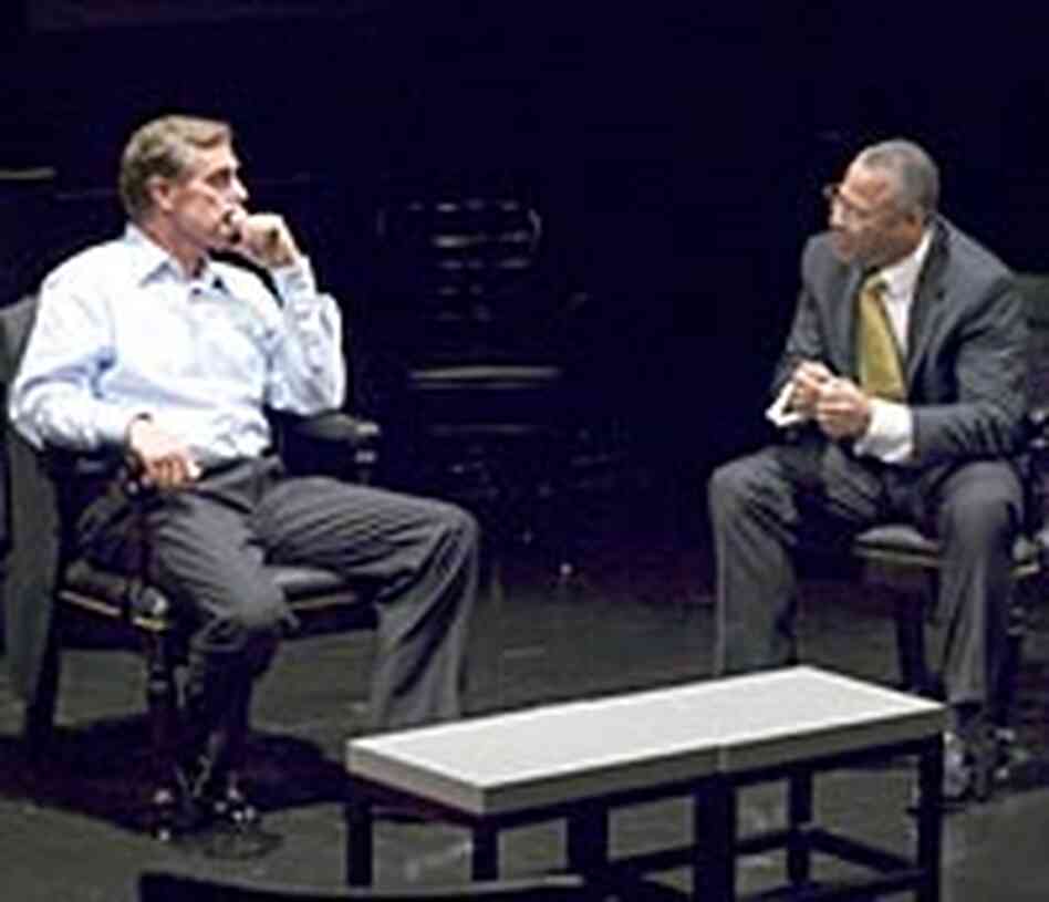 Keith Carradine as President George Bush and Tyrees Allen as Secretary of State Colin Powell Keith Carradine as President George Bush and Tyrees Allen as Secretary of State Colin Powell