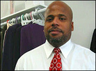 Mark Klass taking a break from his job at the Fortune Society. Mark Klass taking a break from his job at the Fortune Society.